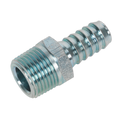 PCL Screwed Tailpiece Male 3/8"BSPT - 3/8" Hose - Pack of 5 AC41