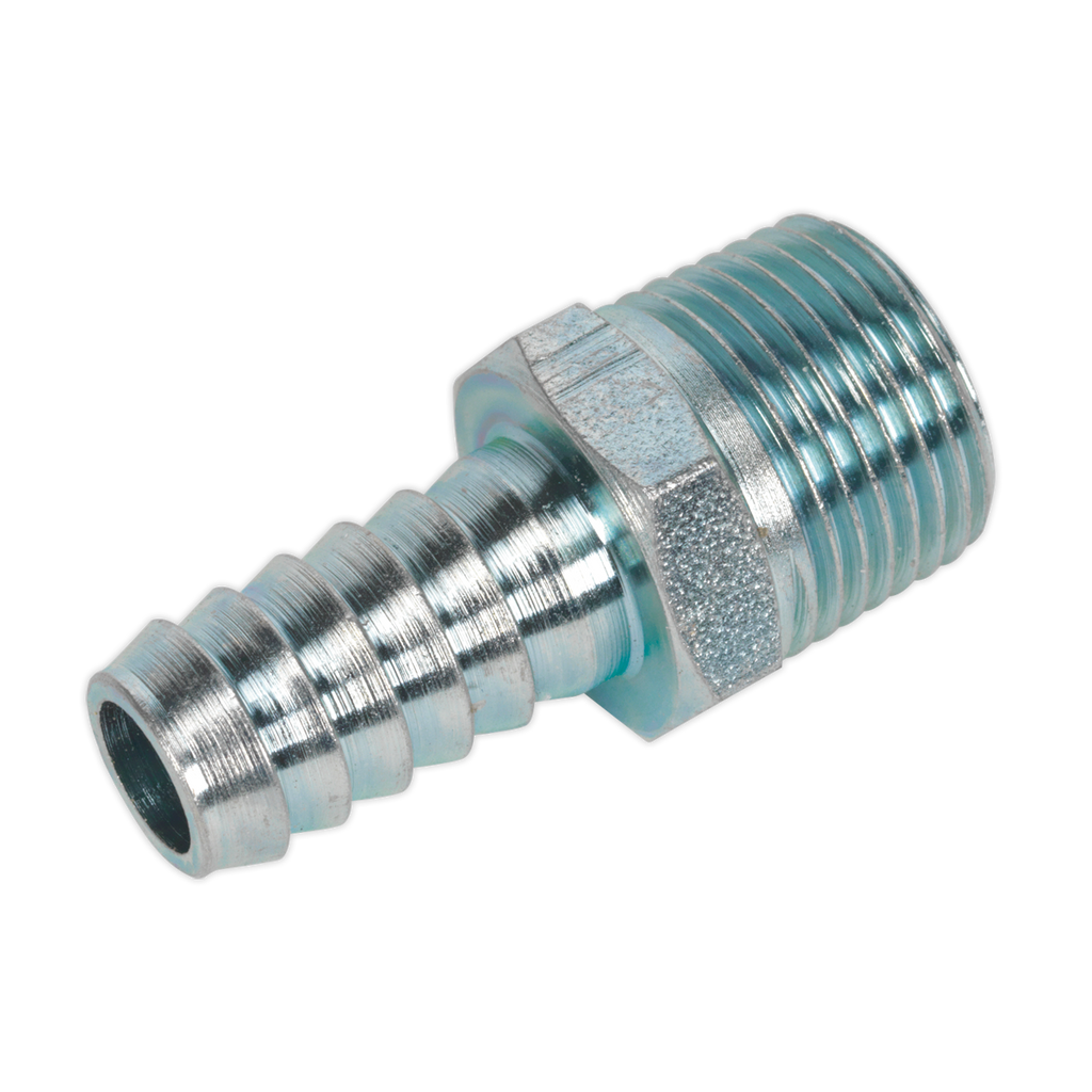 PCL Screwed Tailpiece Male 3/8"BSPT - 3/8" Hose - Pack of 5 AC41