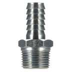 PCL Screwed Tailpiece Male 3/8"BSPT - 3/8" Hose - Pack of 5 AC41