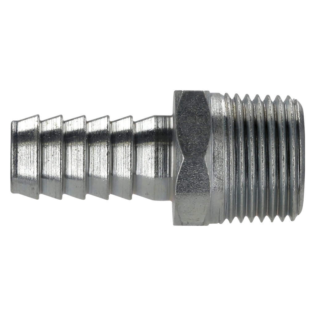 PCL Screwed Tailpiece Male 3/8"BSPT - 3/8" Hose - Pack of 5 AC41