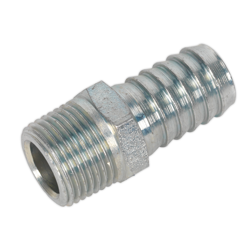 PCL Screwed Tailpiece Male 3/8"BSPT - 1/2" Hose - Pack of 5 AC42
