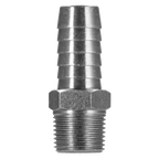 PCL Screwed Tailpiece Male 3/8"BSPT - 1/2" Hose - Pack of 5 AC42