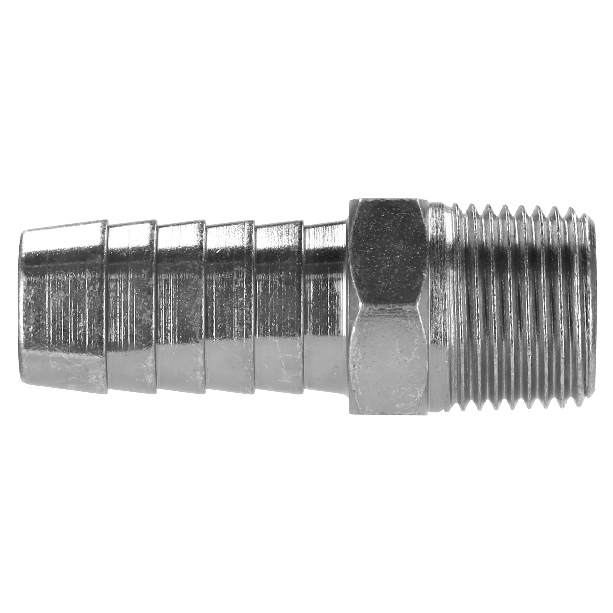 PCL Screwed Tailpiece Male 3/8"BSPT - 1/2" Hose - Pack of 5 AC42