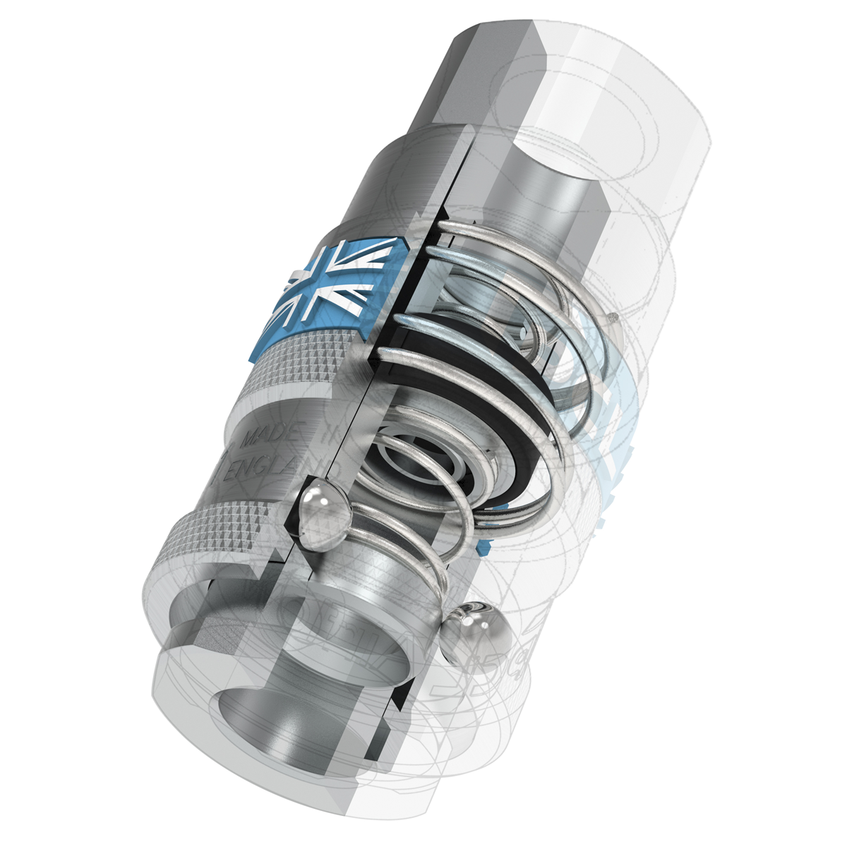PCL Air Tool Coupling Kit 1/4"BSPT 3pc AC60
