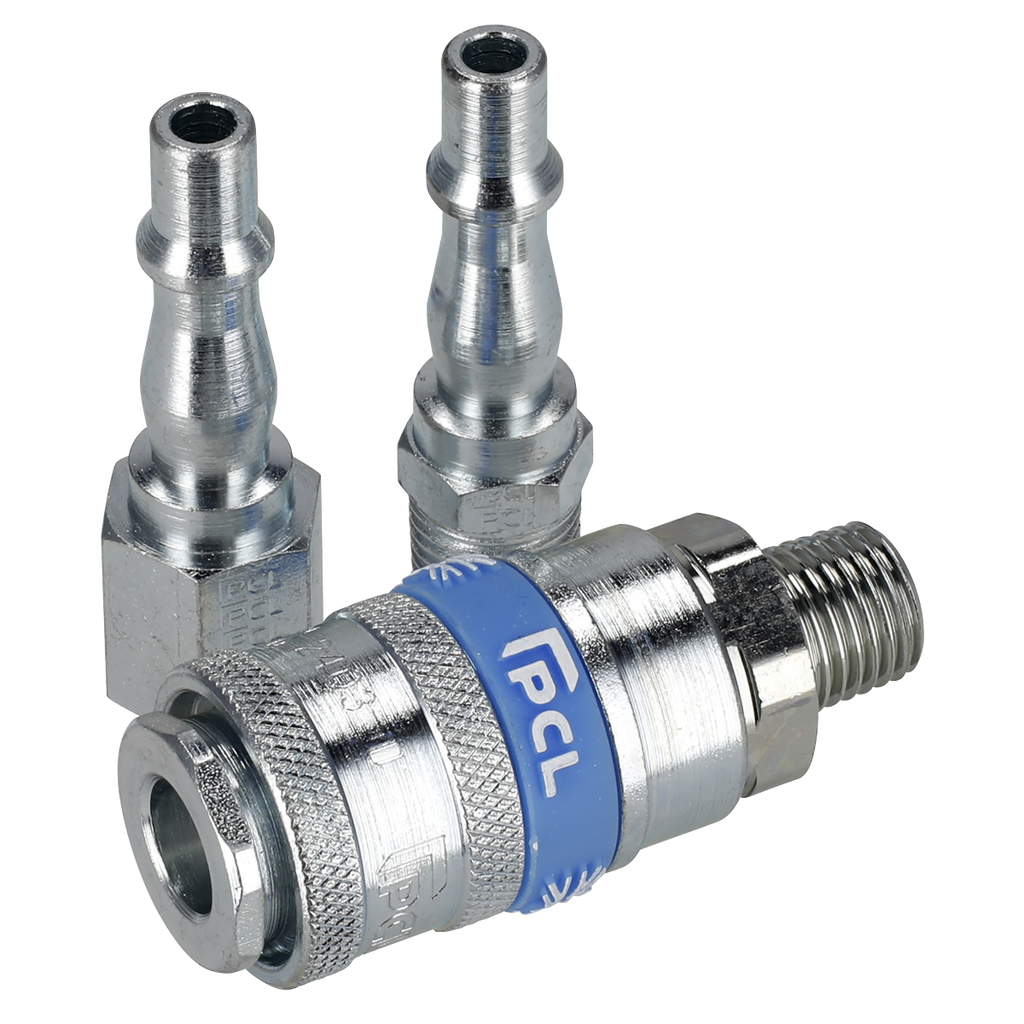 PCL Air Tool Coupling Kit 1/4"BSPT 3pc AC60
