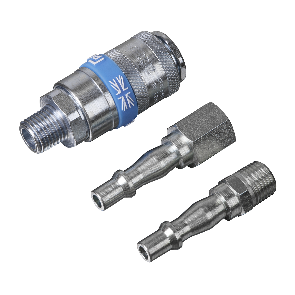 PCL Air Tool Coupling Kit 1/4"BSPT 3pc AC60