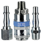 PCL Air Tool Coupling Kit 1/4"BSPT 3pc AC60