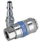 PCL Air Tool Coupling Kit 1/4"BSPT 2pc AC61
