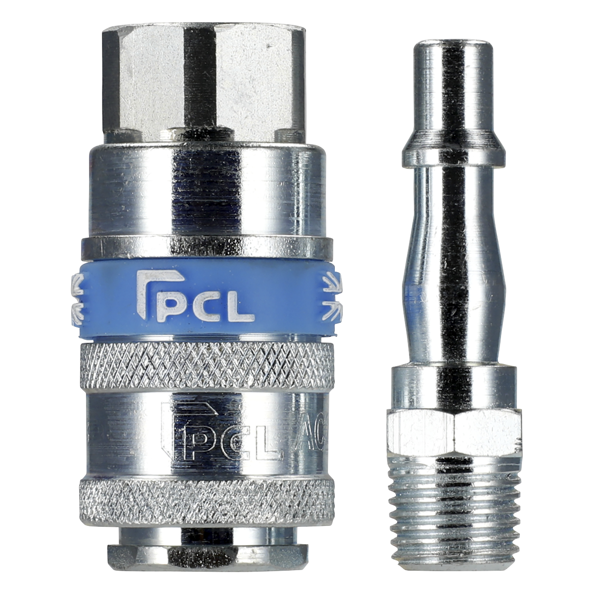 PCL Air Tool Coupling Kit 1/4"BSPT 2pc AC61