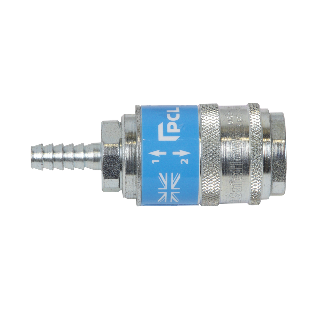 PCL Safeflow Safety Coupling Body Tailpiece for 1/4" Hose AC96