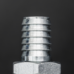 PCL Screwed Tailpiece Male 1/2"BSPT - 1/2" Hose - Pack of 2 AC99