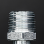PCL Screwed Tailpiece Male 1/2"BSPT - 1/2" Hose - Pack of 2 AC99
