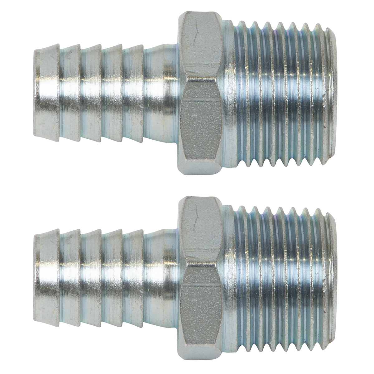 PCL Screwed Tailpiece Male 1/2"BSPT - 1/2" Hose - Pack of 2 AC99