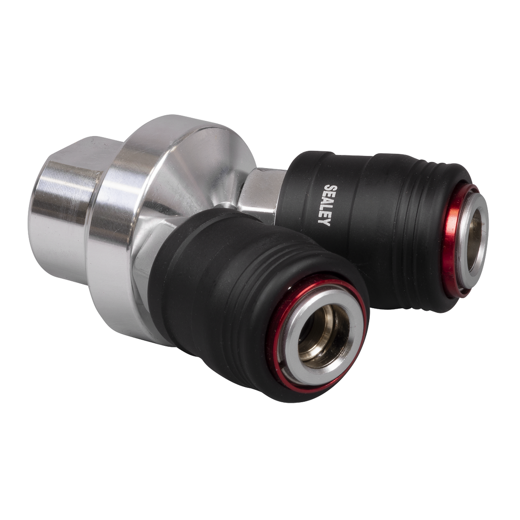 High Flow Twin Coupling Body Female Thread 1/4"BSPT ACH55