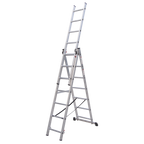 Aluminium Extension Combination Ladder 3 x 7 - EN 131 ACL307