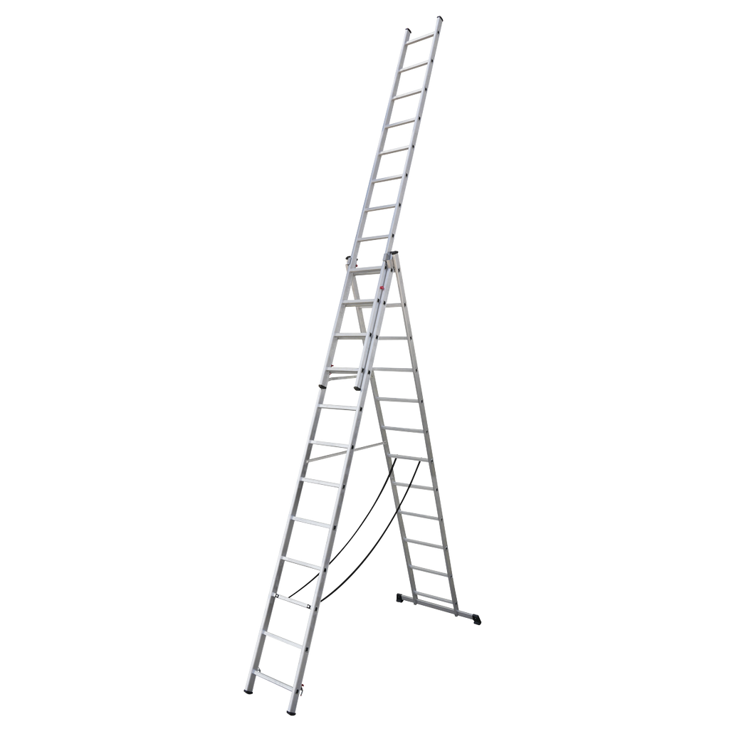 Aluminium Extension Combination Ladder 3 x 12 - EN 131 ACL312