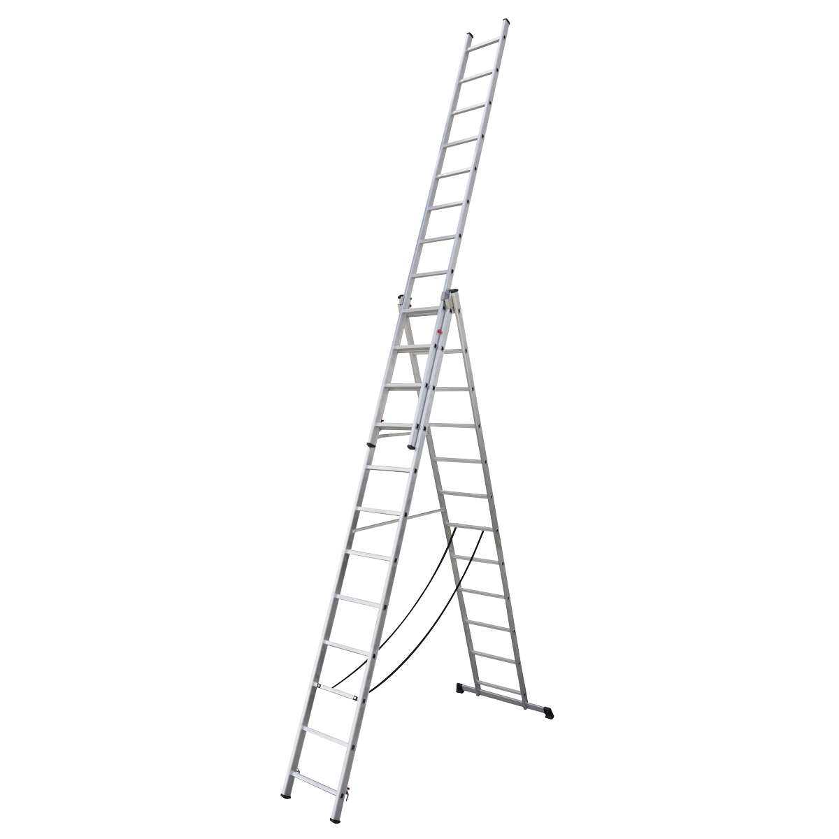  Aluminium Extension Combination Ladder 3 x 12 - EN 131 ACL312
