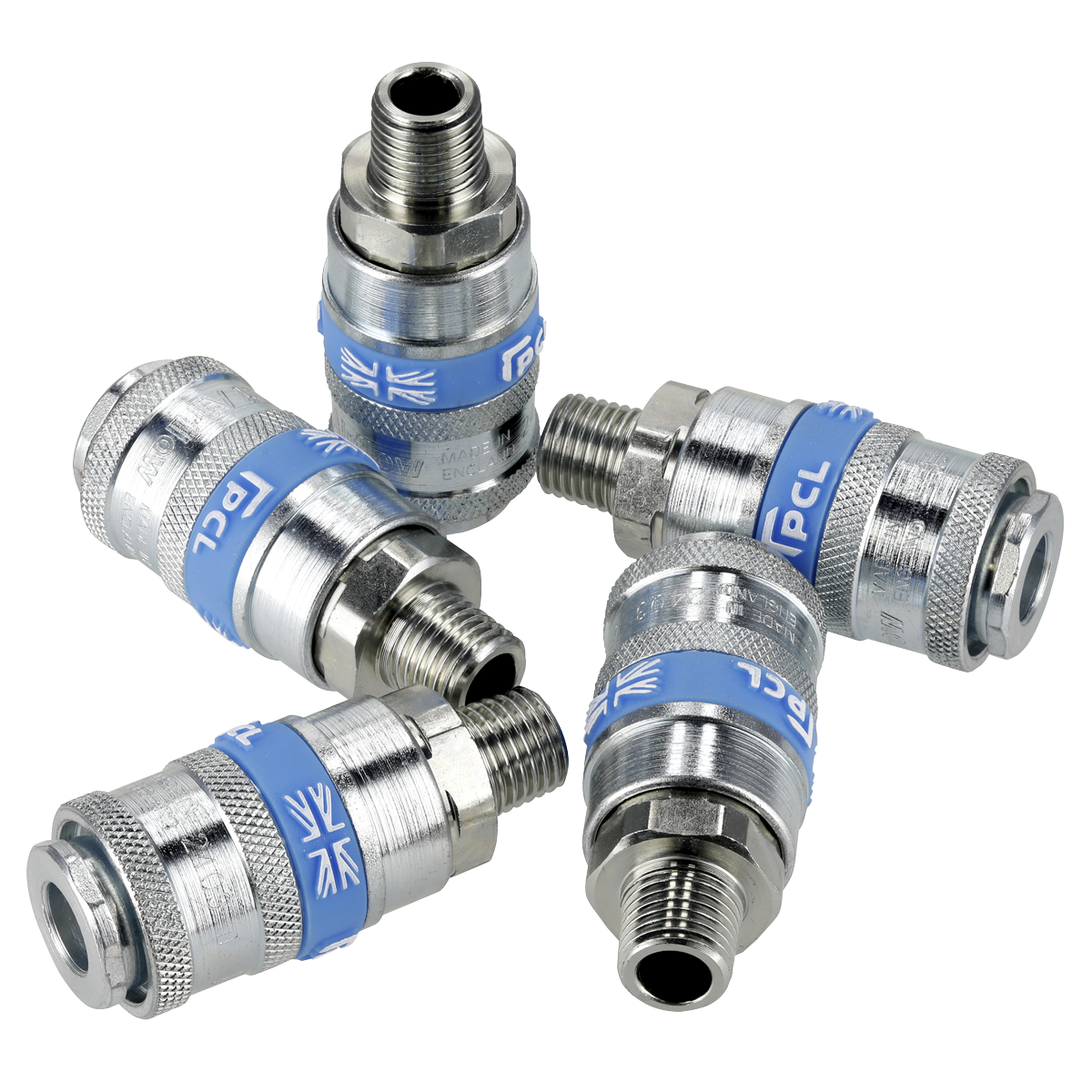 PCL Coupling Body Male 1/4"BSPT - Pack of 5 ACP01