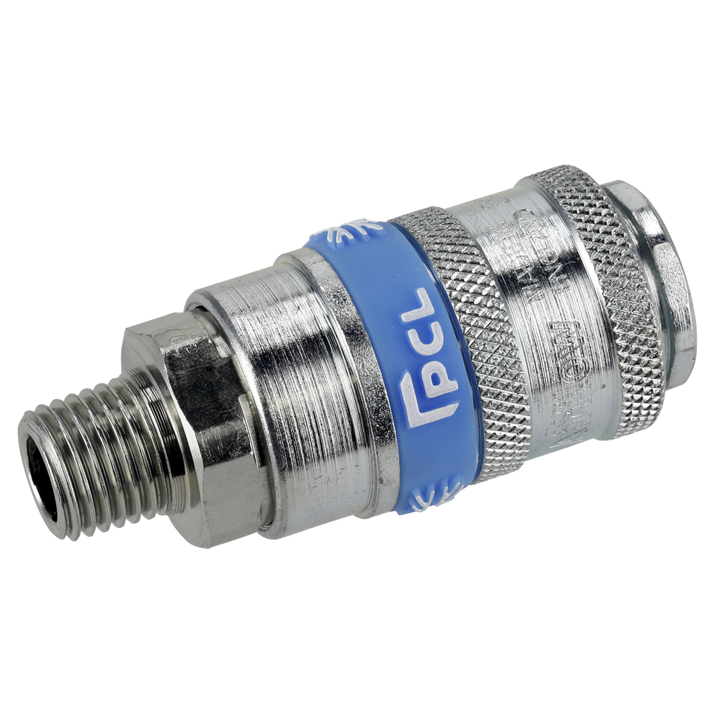 PCL Coupling Body Male 1/4"BSPT - Pack of 5 ACP01