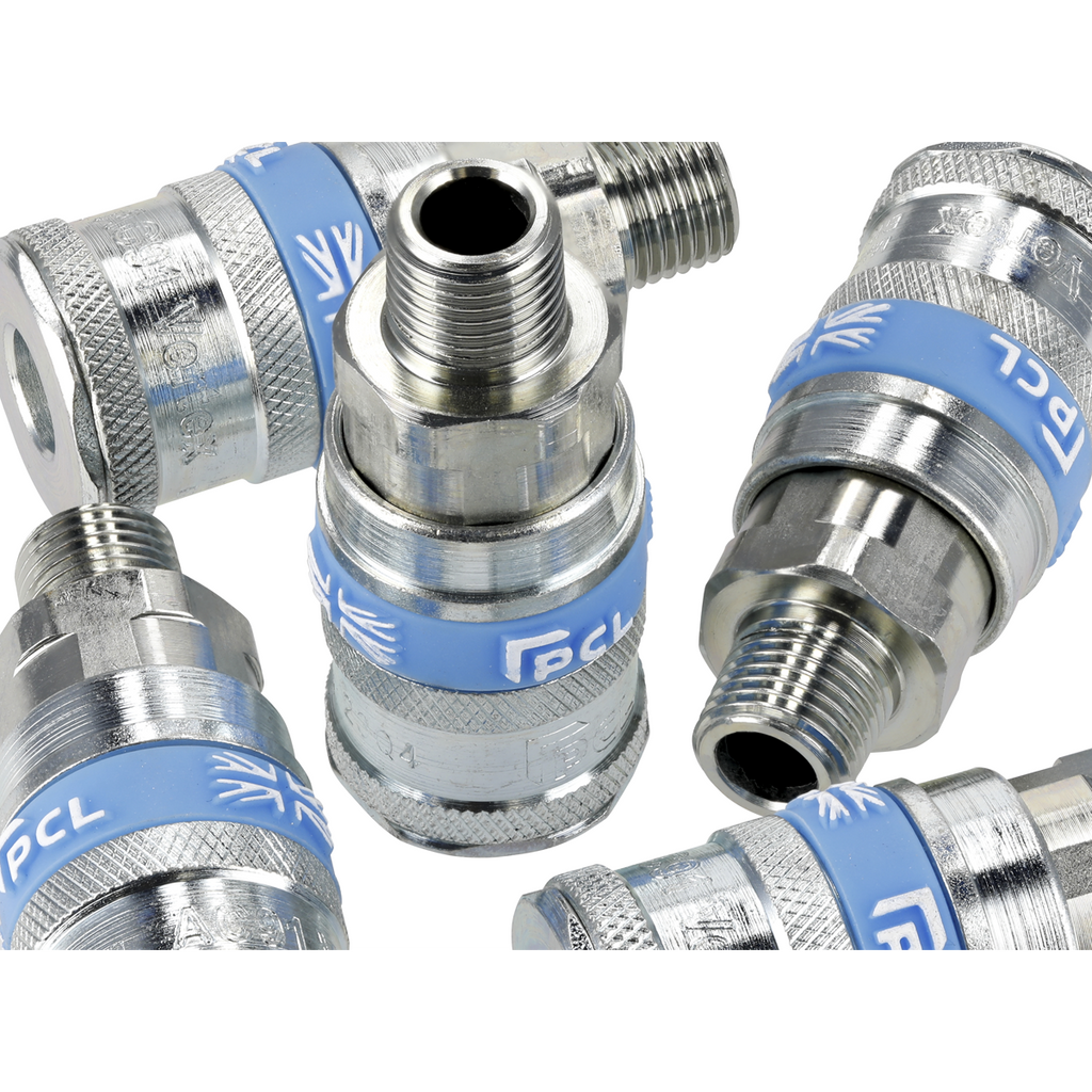 PCL Coupling Body Male 1/4"BSPT - Pack of 5 ACP16