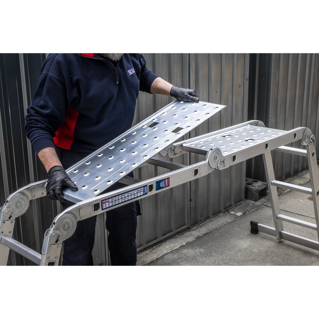 4-Way Aluminium Folding Platform Ladder - EN 131 AFPL1