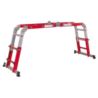 Aluminium 4-Way Multipurpose Adjustable-Height Ladder - EN 131 AFPL2