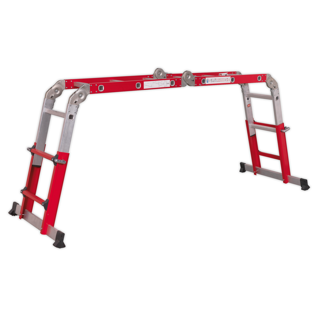 Aluminium 4-Way Multipurpose Adjustable-Height Ladder - EN 131 AFPL2