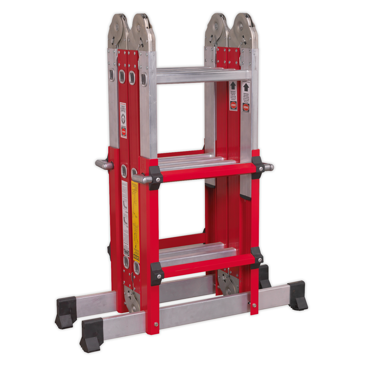 Aluminium 4-Way Multipurpose Adjustable-Height Ladder - EN 131 AFPL2