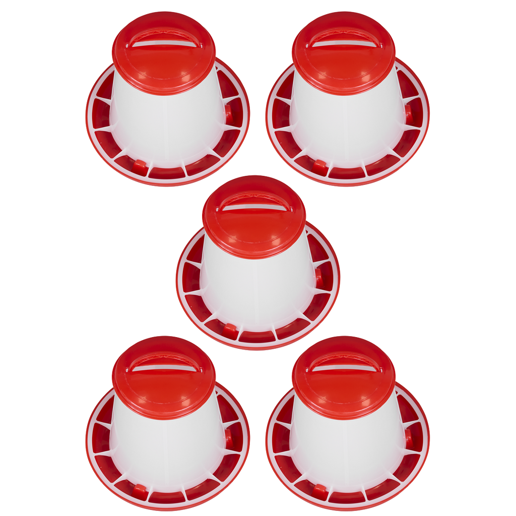 Poultry Feeder 1.5kg - Pack of 5 AFT025