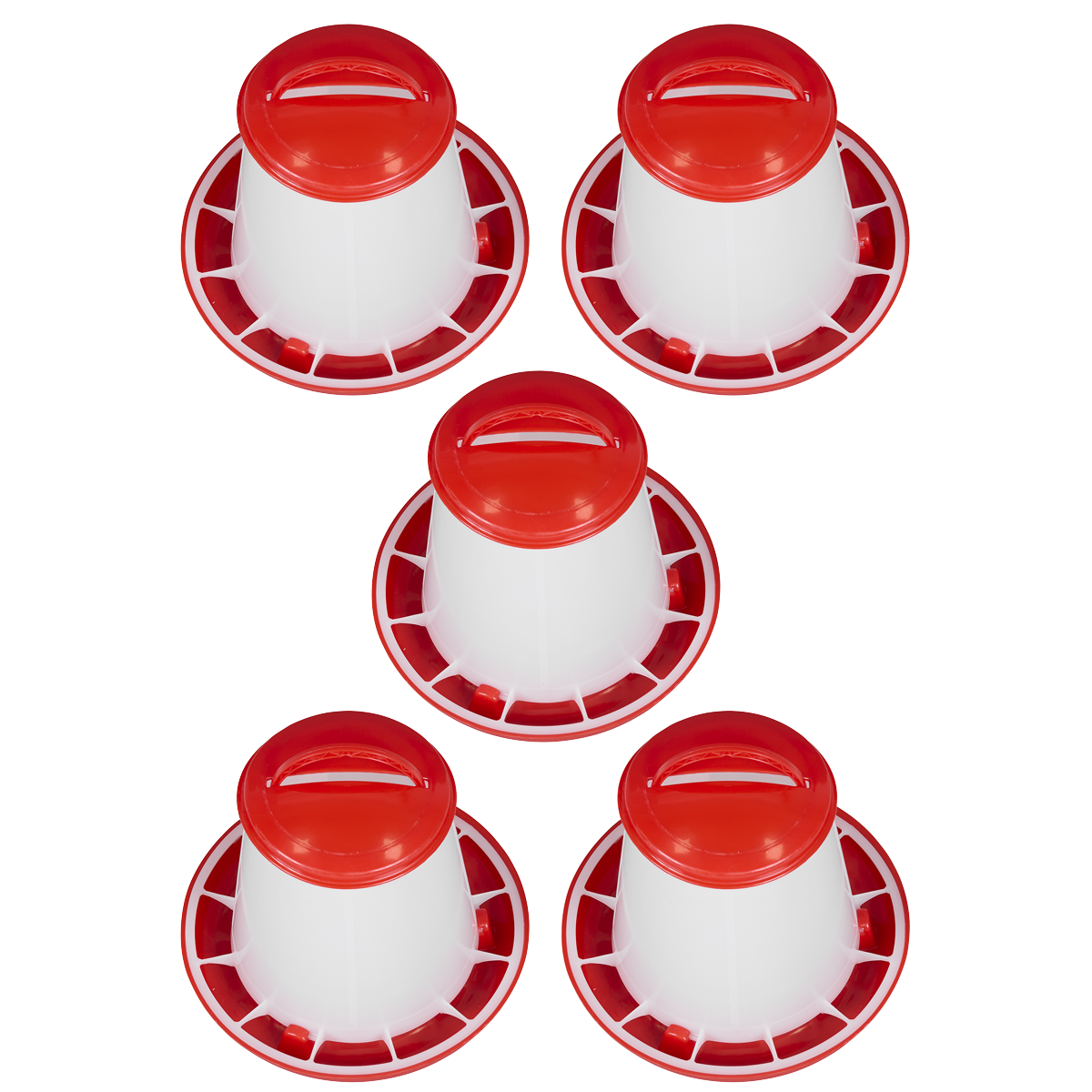 Poultry Feeder 1.5kg - Pack of 5 AFT025