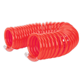 PU Coiled Air Hose with 1/4"BSP Unions 10m x 8mm AH10C/8