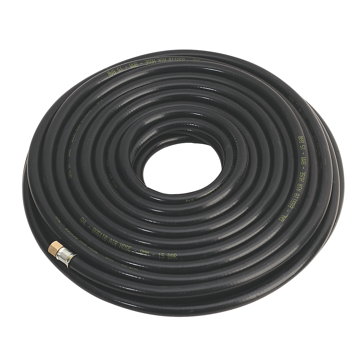 Heavy-Duty Air Hose with 1/4"BSP Unions 20m x 8mm AH20RX