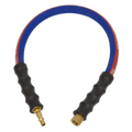 Air Leader Hose with Tailpiece & 1/4"BSP Union 600mm x 8mm AH2R