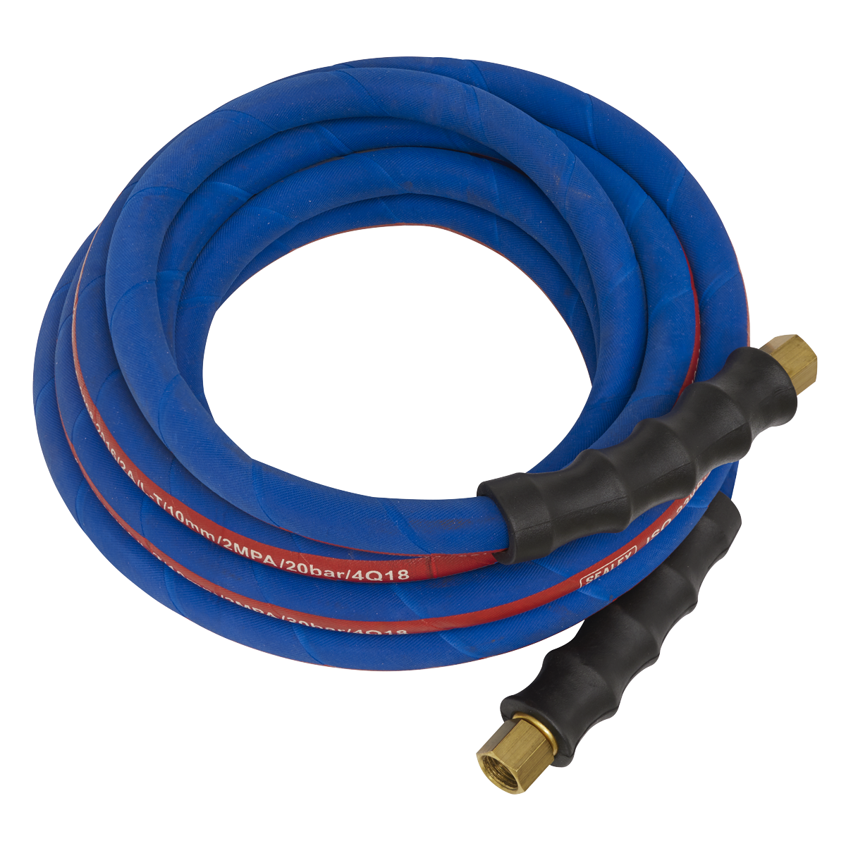 Extra-Heavy-Duty Air Hose with 1/4"BSP Unions 5m x 10mm AH5R/38