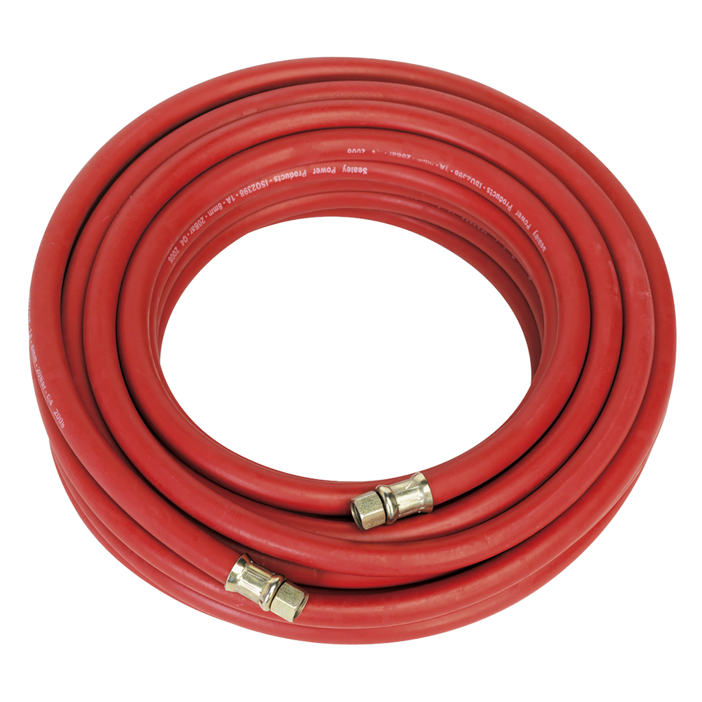Air Hose with 1/4"BSP Unions 15m x 8mm AHC15