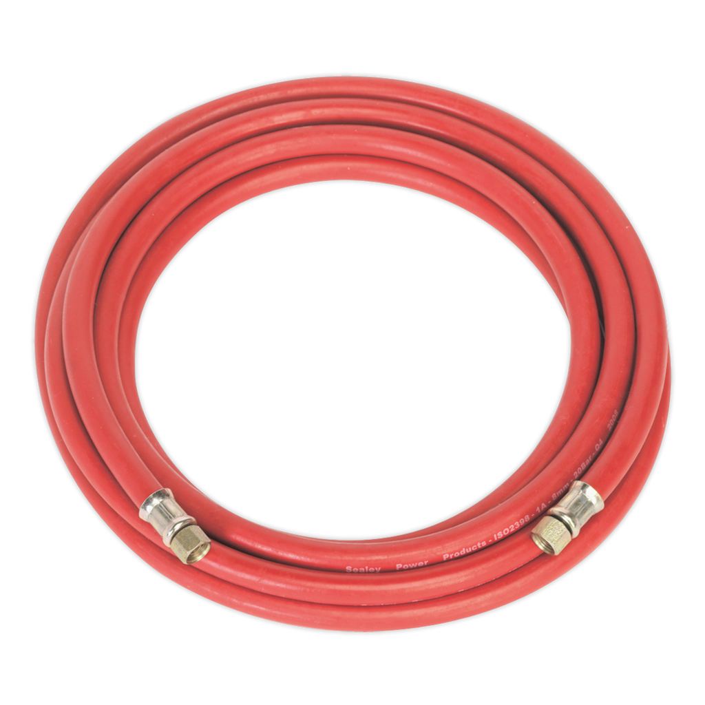 Air Hose with 1/4"BSP Unions 5m x 8mm AHC5