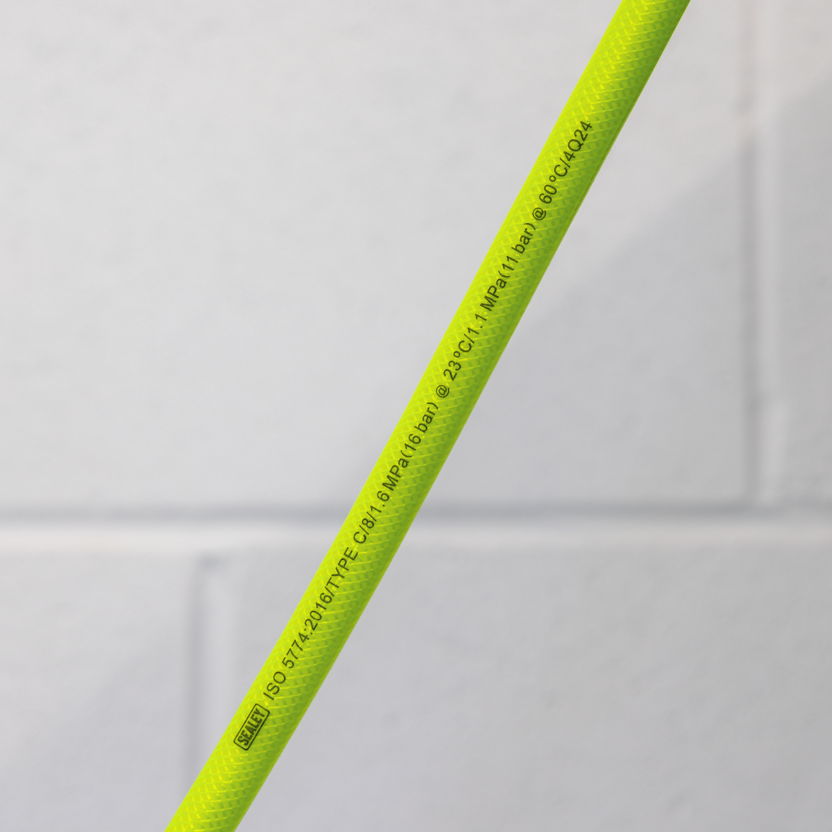 High-Visibility Air Hose with 1/4"BSP Unions 10m x 8mm AHFC10