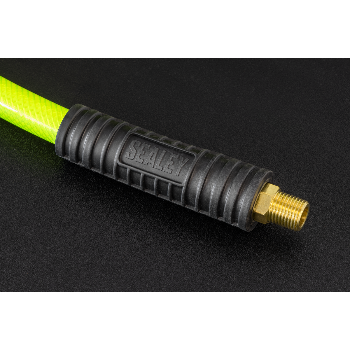 High-Visibility Air Hose with 1/4"BSP Unions 10m x 8mm AHFC10