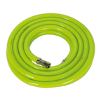 High-Visibility Air Hose with 1/4"BSP Unions 5m x 10mm AHFC538