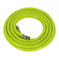 High-Visibility Air Hose with 1/4"BSP Unions 5m x 8mm AHFC5