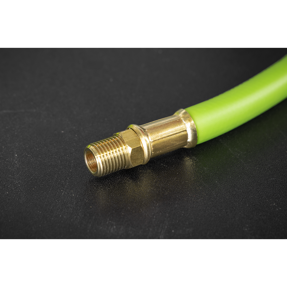 High-Visibility Hybrid Air Hose with 1/4"BSP Unions 10m x 8mm AHH10
