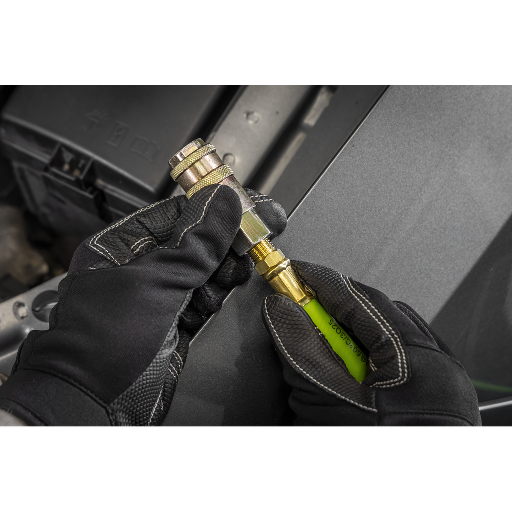High-Visibility Hybrid Air Hose with 1/4"BSP Unions 10m x 8mm AHH10