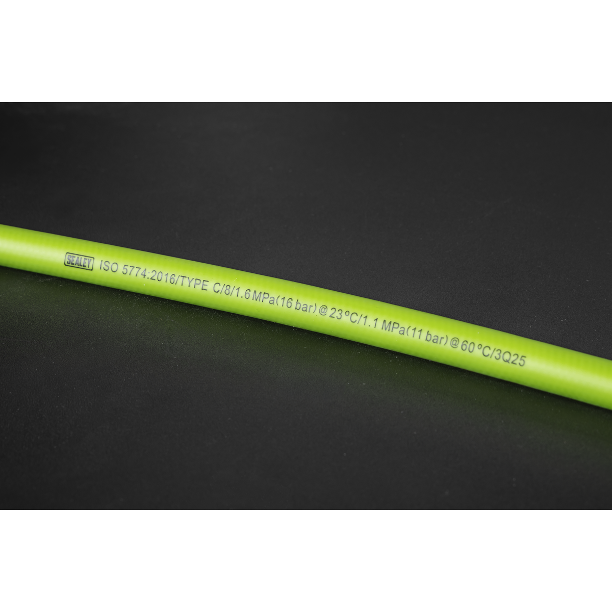 High-Visibility Hybrid Air Hose with 1/4"BSP Unions 10m x 8mm AHH10