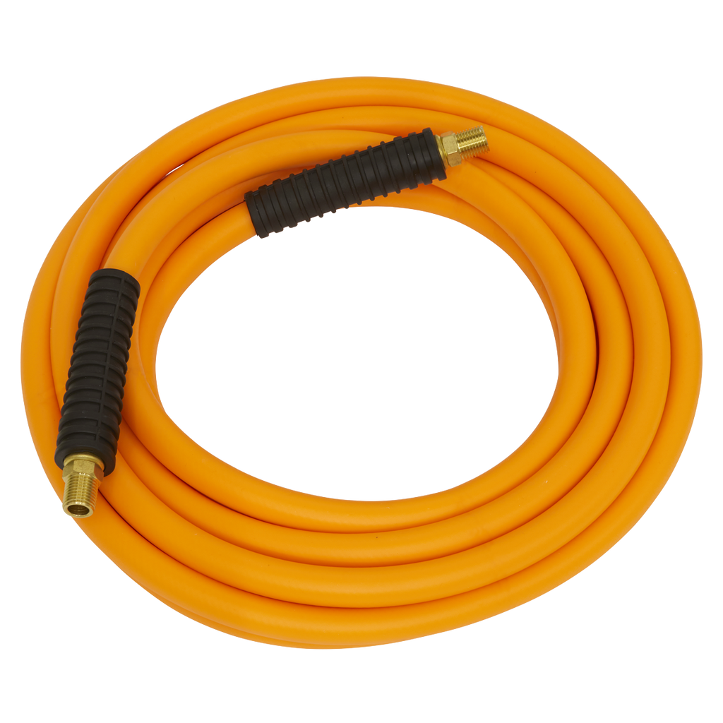 High-Visibility Hybrid Air Hose with 1/4"BSP Unions 10m x 10mm AHHC1038