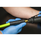 High-Visibility Hybrid Air Hose with 1/4"BSP Unions 10m x 8mm AHHC10G
