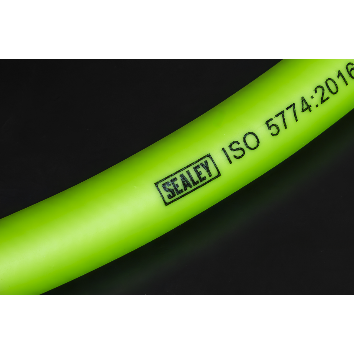 High-Visibility Hybrid Air Hose with 1/4"BSP Unions 10m x 8mm AHHC10G