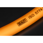 High-Visibility Hybrid Air Hose with 1/4"BSP Unions 15m x 8mm AHHC15