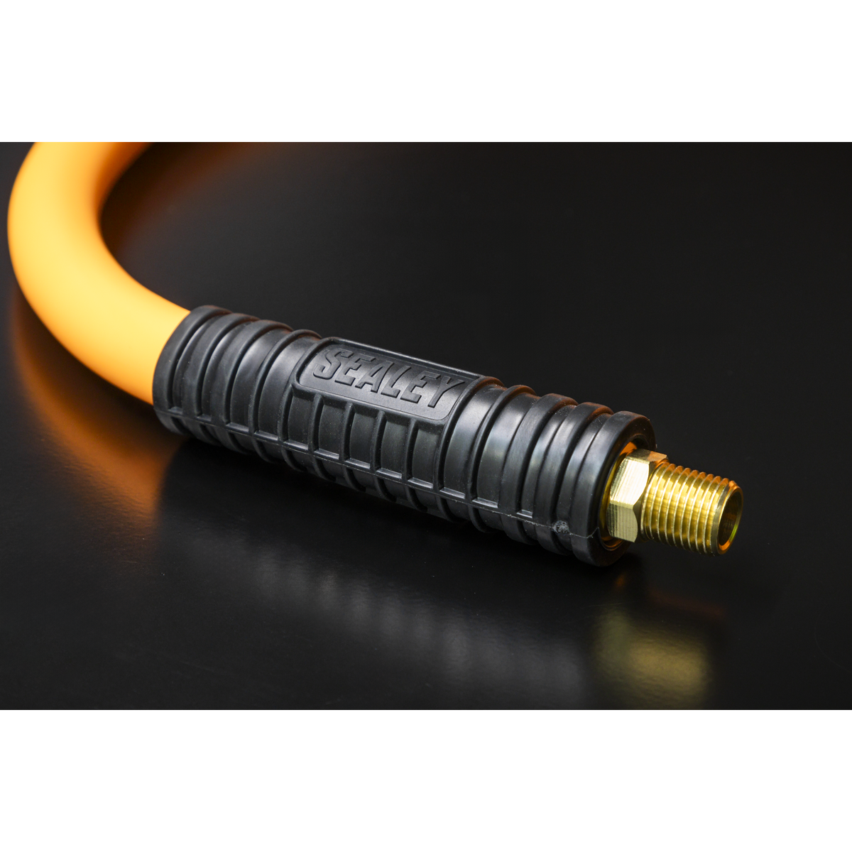 High-Visibility Hybrid Air Hose with 1/4"BSP Unions 5m x 10mm AHHC538