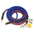 Extra-Heavy-Duty Air Hose Kit with Connectors 15m x 10mm AHK02
