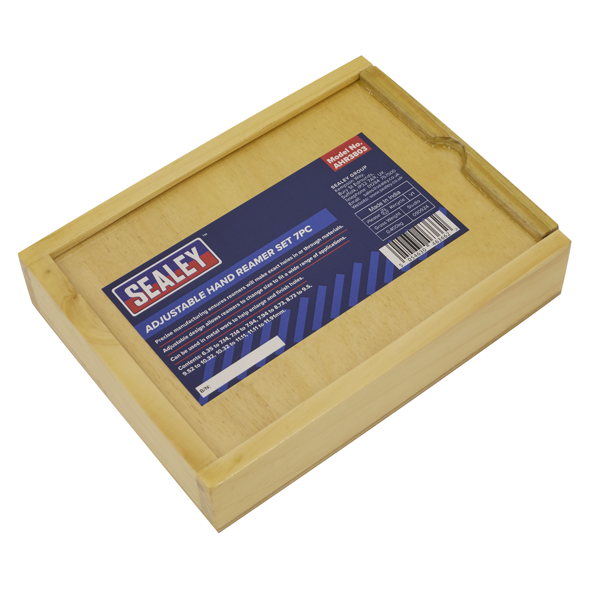 Adjustable Hand Reamer Set 7pc AHR3803